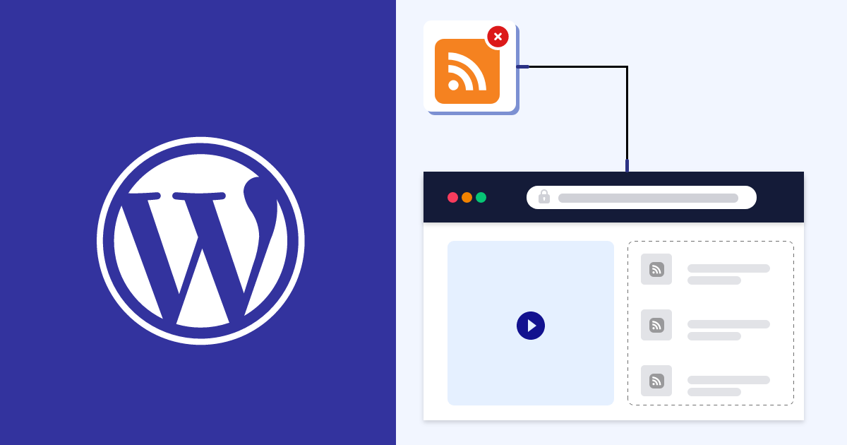 How to disable RSS feeds in WordPress?